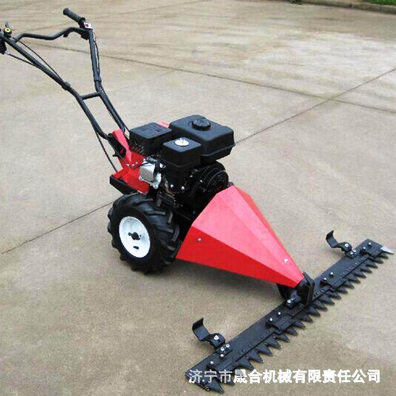 小型手推式割草机小型农用汽油剪刀式除草机柴油电启动除草机