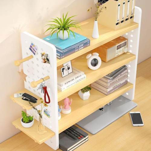 桌面置架桌收纳办公书室洞桌上书架宿舍办公桌CD649834多层洞书柜