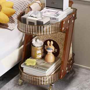 便携式小推车可移动浴室卫生间置物架家用卧室客厅多层轻奢收纳架