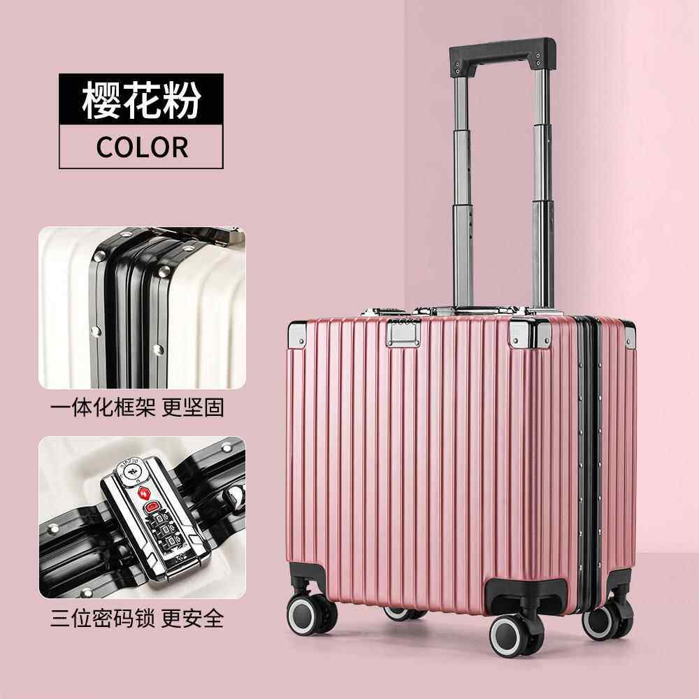 高档巨合可以上飞机行带李箱托20寸18登小型轻便方形横款免 托运