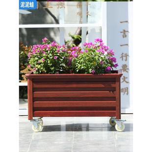 铝合金花箱户外庭院组合市政栅栏阳台长方形花箱道路景观种植箱