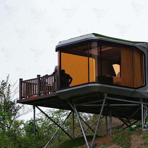 星空铝合金房屋乡村振兴旅游发展网红移动太空舱民宿房屋酒店