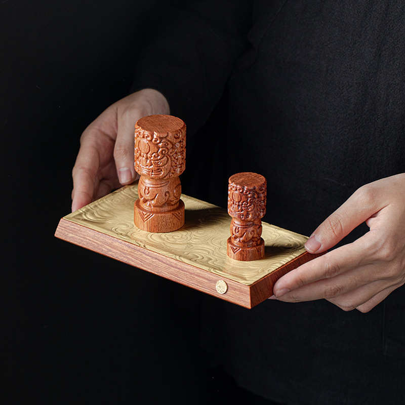 批发实木晾壶架黑檀盖置多功能壶盖托茶壶架紫砂壶高档茶具零配件