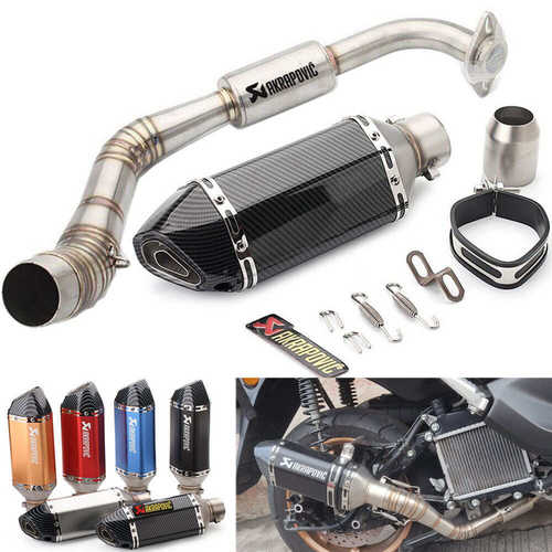 厂家直销摩托改装排气前段不锈钢天蝎全套AEROX155 NVX155 Nmax15