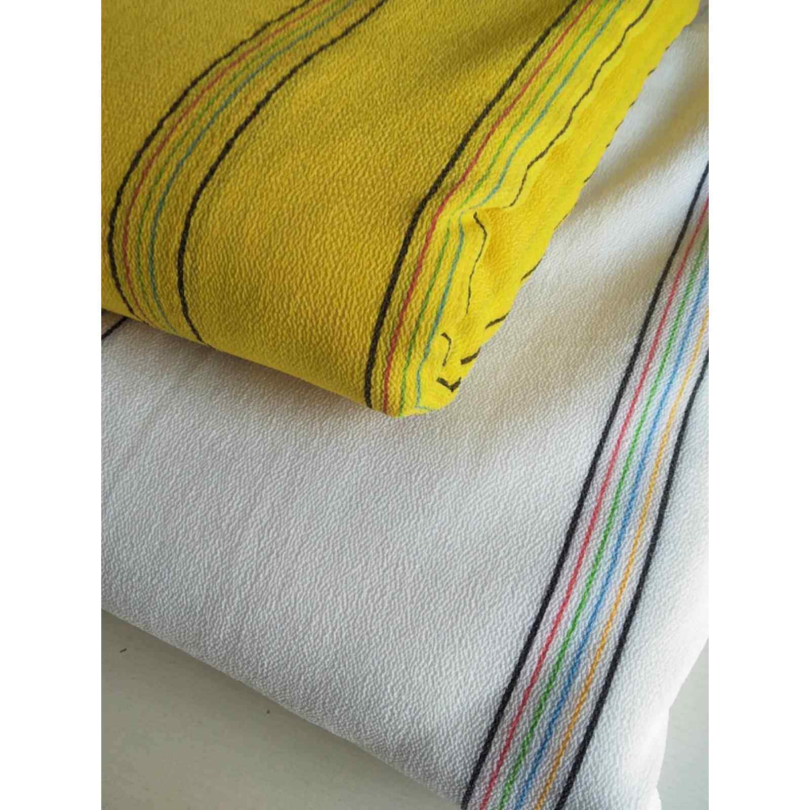 包邮黄色搓洗澡巾布长条双面澡巾面料纯棉粗纹白色绿色搓澡巾原布