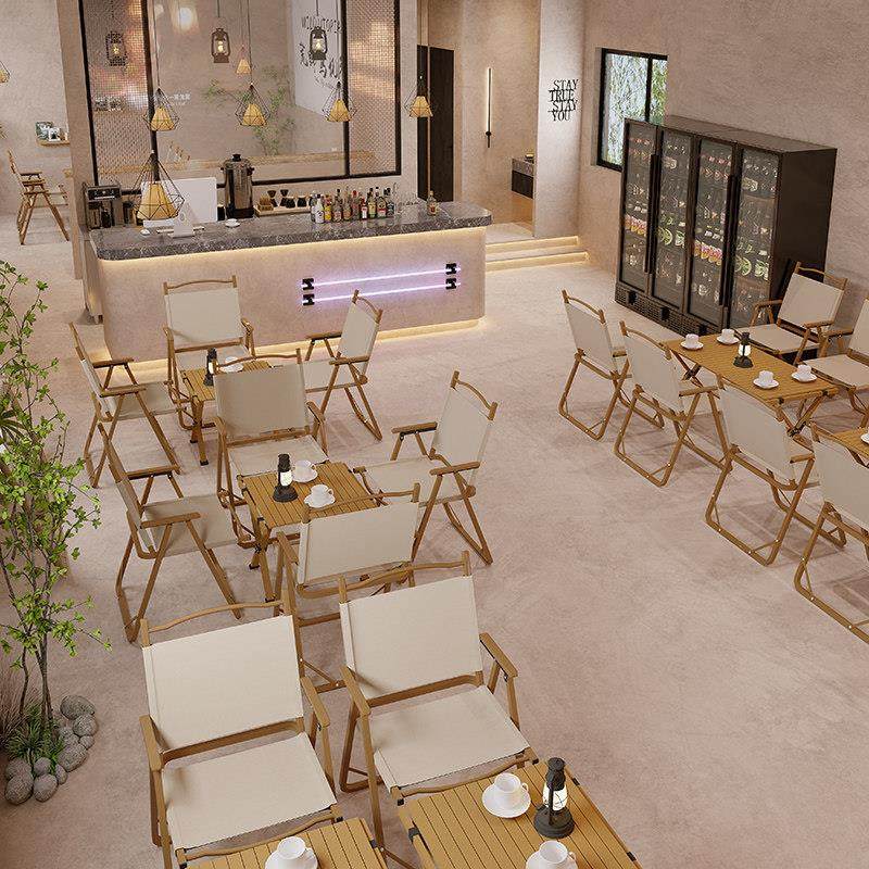 需定制网红露营风酒吧咖啡厅奶茶店桌椅组合清吧小酒馆烧烤店休闲