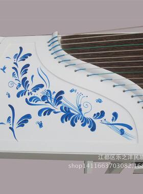 扬州古筝直销古筝白色钢琴烤漆系列青花瓷古筝