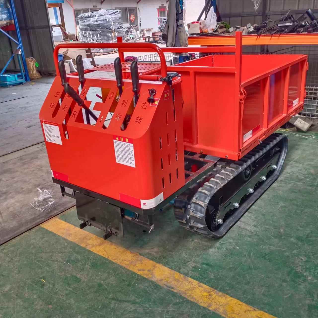 海拓出口小型履带运输车1 08t.5t农.用自卸车 园山地工程运输HX08