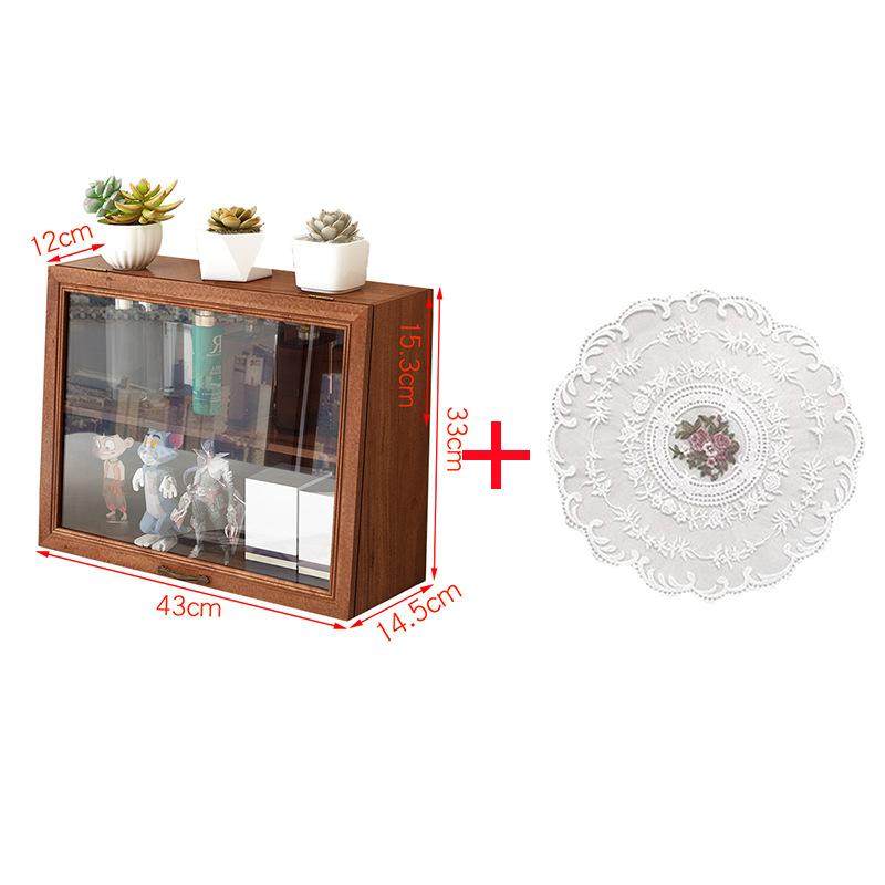 复古盲盒收纳盒桌面大容量小野diy造场景透明手办小痛柜展示架子,收纳整理,首饰盒,淘宝优惠券,粉丝福利购,淘宝优惠卷