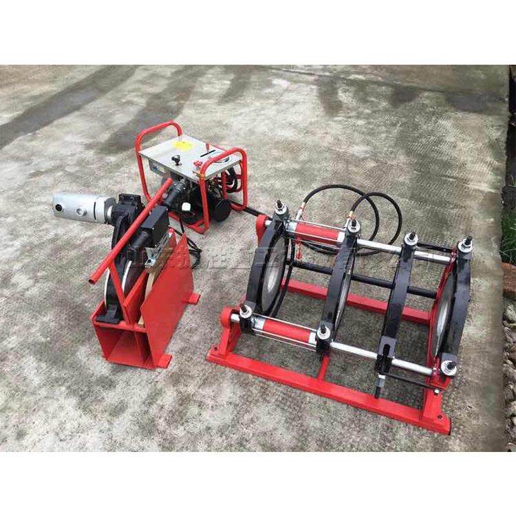 多功能焊管机双柱式PE管热熔对焊机热塑性管材焊接设备现货