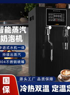 商用奶泡机开水器一体机冷热双温萃茶机奶茶店多功能蒸汽奶泡机