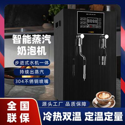 商用奶泡机开水器一体机冷热双温萃茶机奶茶店多功能蒸汽奶泡机