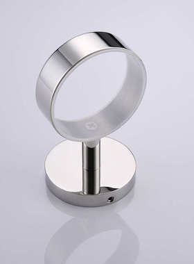 玻璃浴室不锈钢单碟q1007碟厂家直销肥皂圆形五金透明套装碟挂件