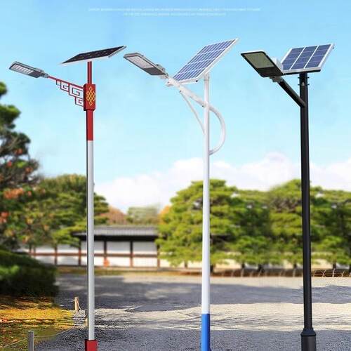 太阳能路灯户外路灯新农村工程高杆灯大功率带杆led太阳能路灯