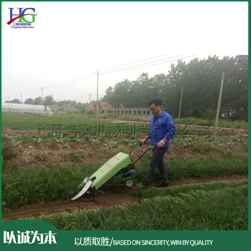 自走式农用韭菜收获机 大棚辣椒韭菜收割设备 保根留茬韭菜收割机