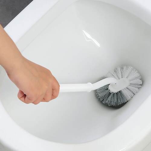 T Bent Long Handle Toilet Brush, Creative Bathroom Toilet Br