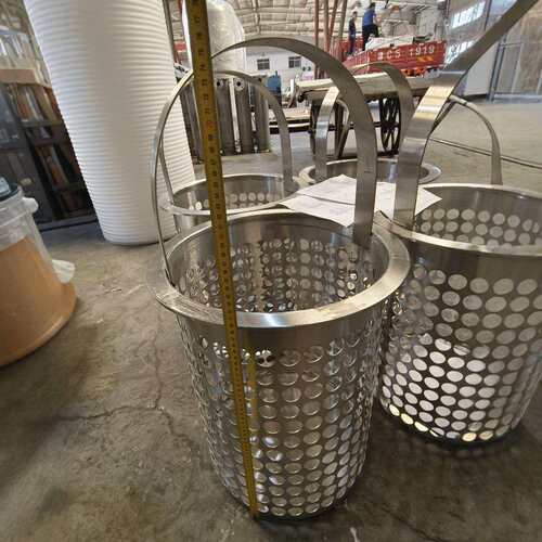 厂家哈氏合金C276过滤网篮，C22滤桶双层过滤网冲孔圆筒滤芯骨架