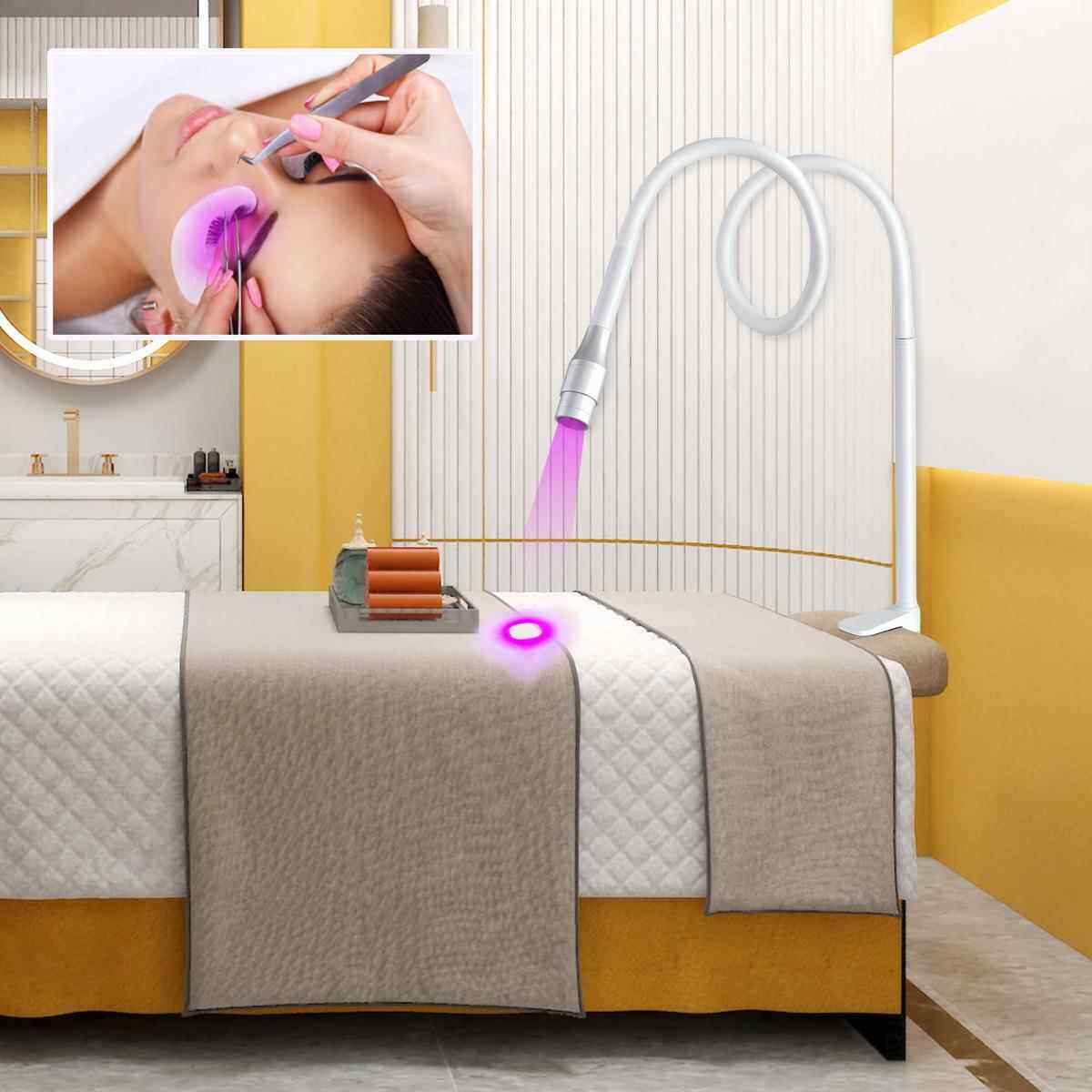 UFHDed胶V水睫毛固化灯1-U3秒固化10W桌l夹VLED紫光灯快速固化