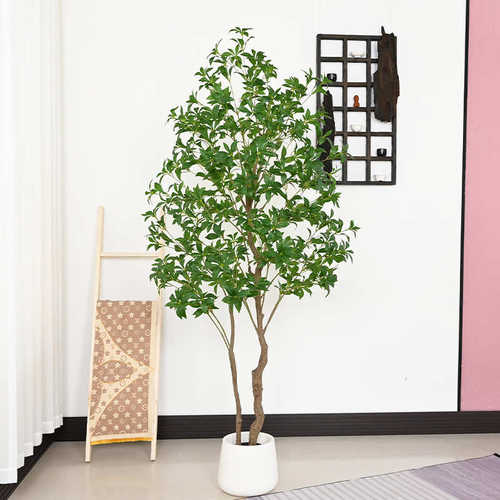 北欧仿真马醉木室内家居装饰摆件落地假树仿真植物仿真绿植盆栽
