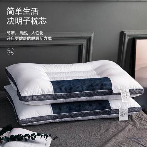 枕头立体磁石决明子荞麦 薰衣草学生单人双人枕头枕芯 护颈枕