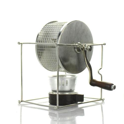 家用手摇烘豆机咖啡豆烘焙机小型不锈钢滚轮烘烤机coffee roaster