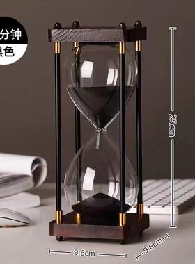 儿童时间沙漏计时器30分钟60分钟漏斗防摔流沙瓶覆古创意摆件
