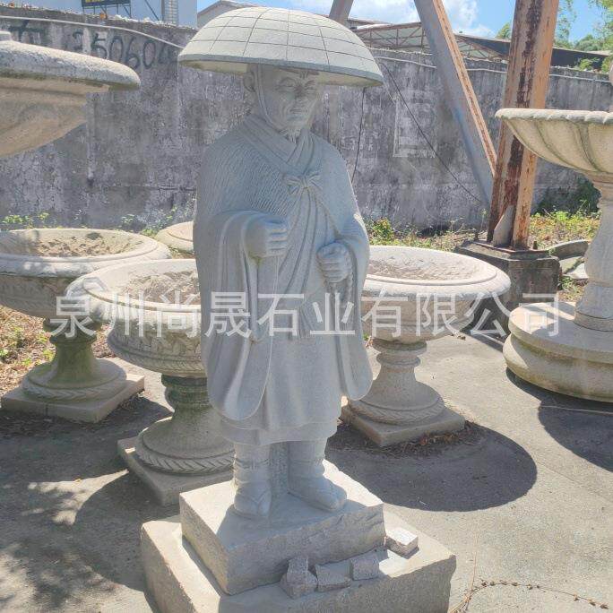 石雕大理石和尚人物雕塑寺庙寺院高僧和尚肖像石雕弘一法师雕塑