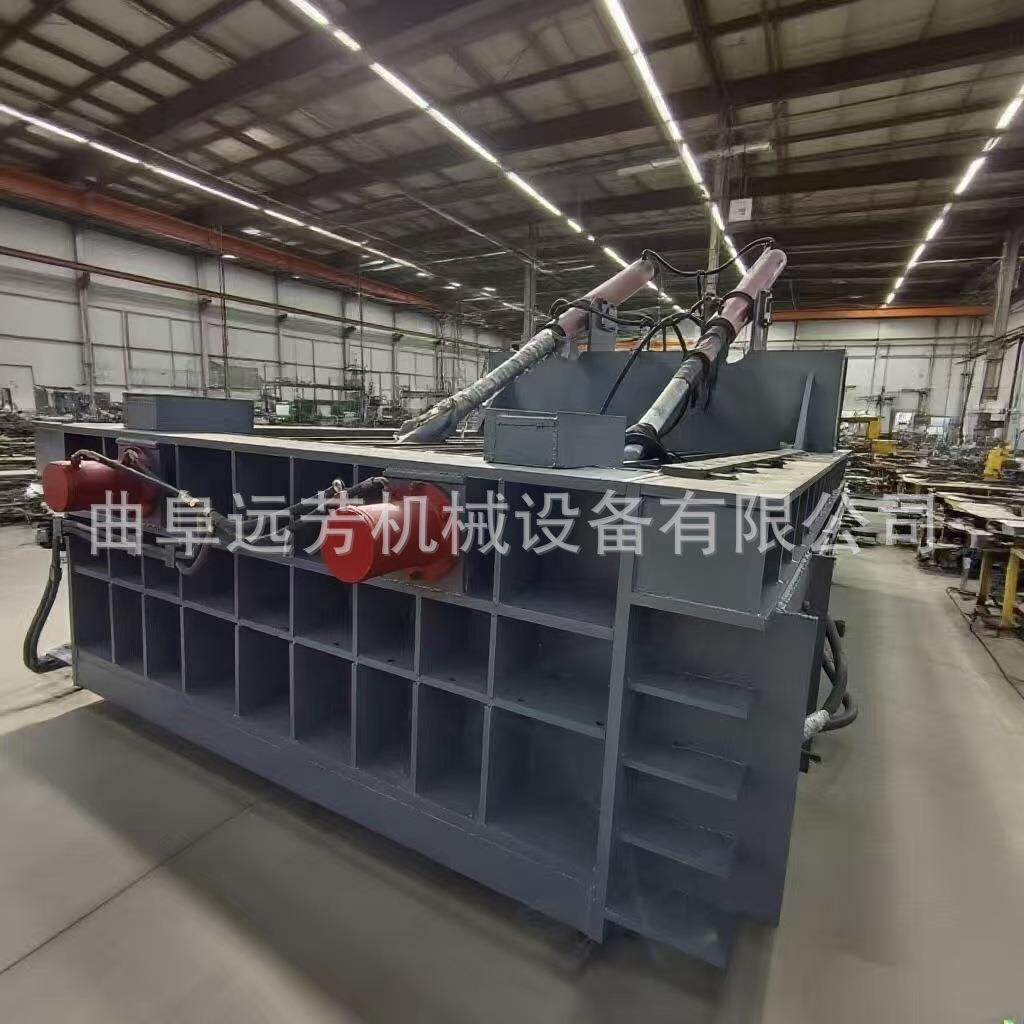 全自动废旧金属废铁压块机小型易拉罐铁销铝屑刨花打包机
