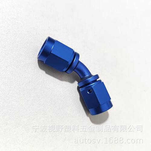 90度快速断开接头 铝制接头AN3/4/6/8/10/12/16/20汽车改装配件