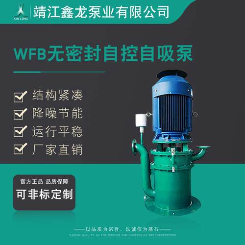 WFB系列立式无密封自控自吸泵（多级型）厂家可定制