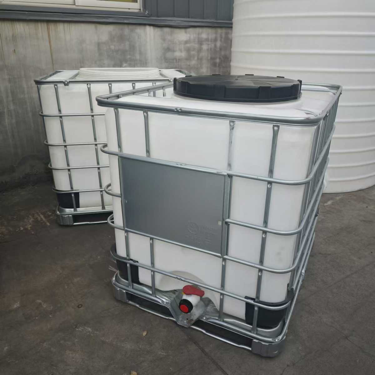 滚塑pe加厚大口径吨桶 IBC集装桶  方形千斤桶包装运输敞口叉车桶