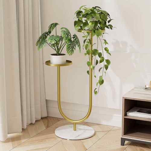 落地式多层花架置物架客厅室内花盆架铁艺阳台装饰现代简约花架子