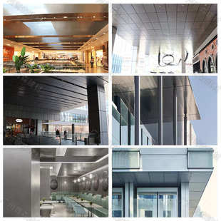 阳极氧化铝蜂窝板防火防潮别墅办公楼售楼部电泳电镀镜面磨砂铝板