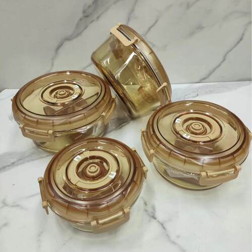 Food-grade glass food container, airtight for refrigerator s