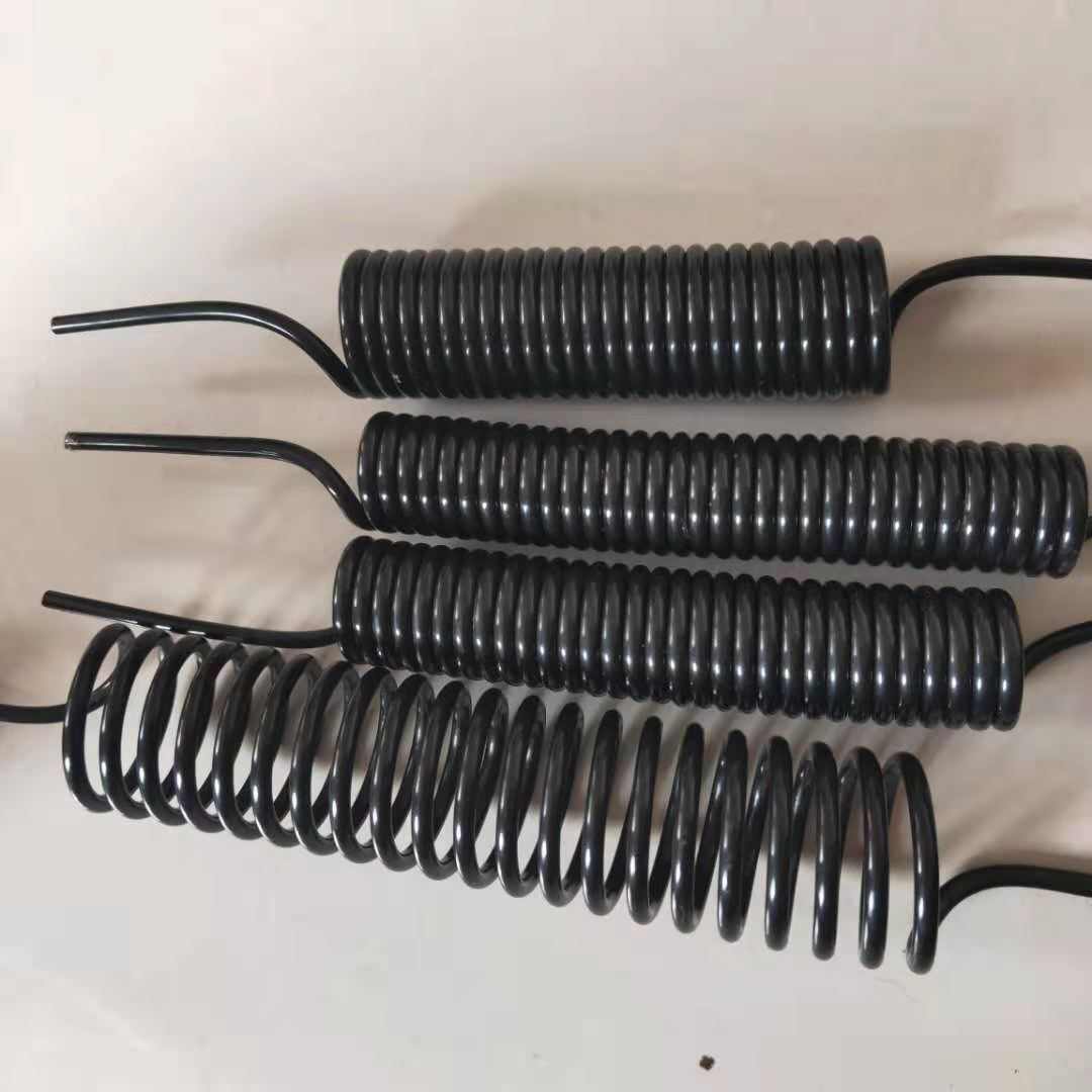 黑色做 红色螺旋寿命长 耐老化型号使用 尼龙气管多种黄色可 蓝色