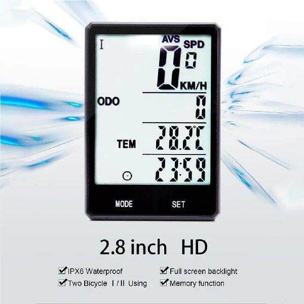 Bike Computer Cycling Meter Speedometer Backlight Odometer - 实物图