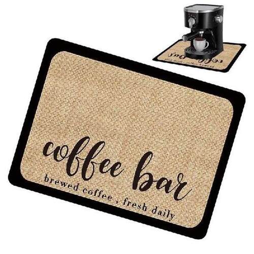 Non-slip Drying Mat For Kitchen Counter Coffee Bar