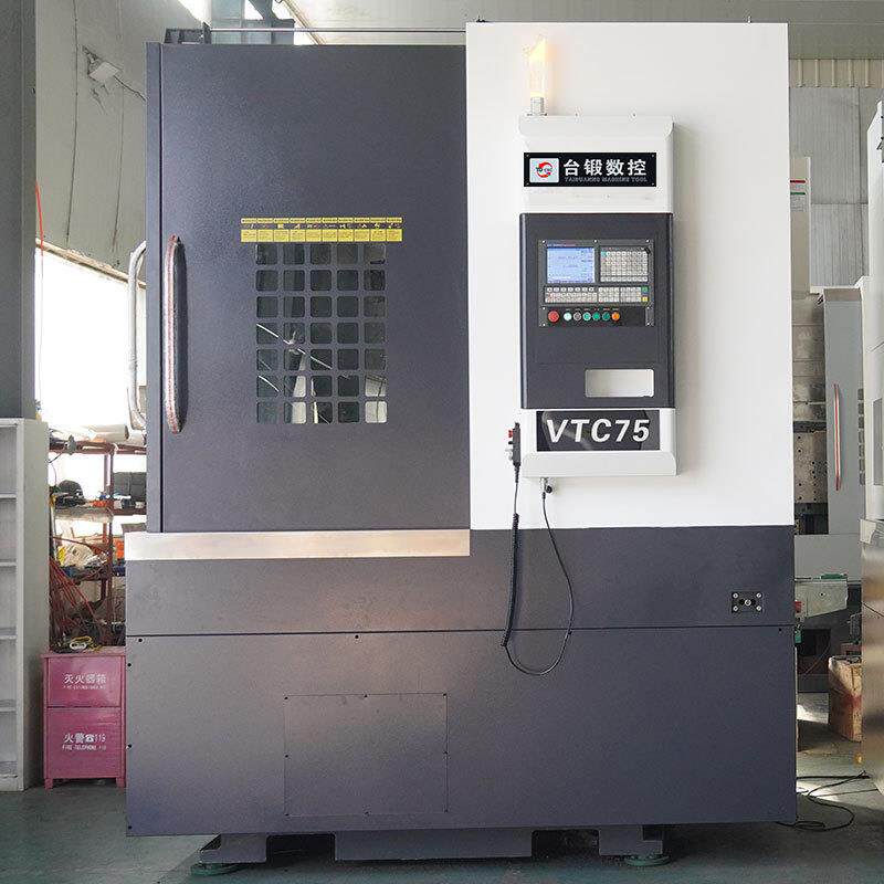 VTC750数控立车汽车配件火车轮车削立式车床线轨高精度高转速立车