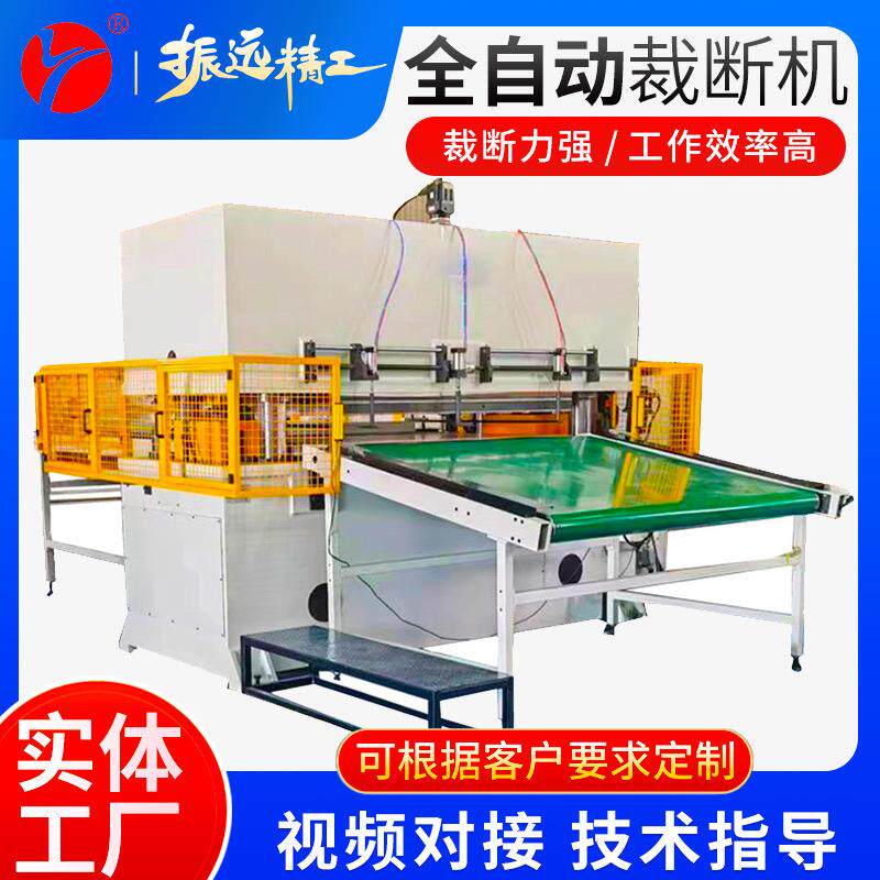 专业销售全自动整版输送带移动式裁断机 双面自动送料下料机