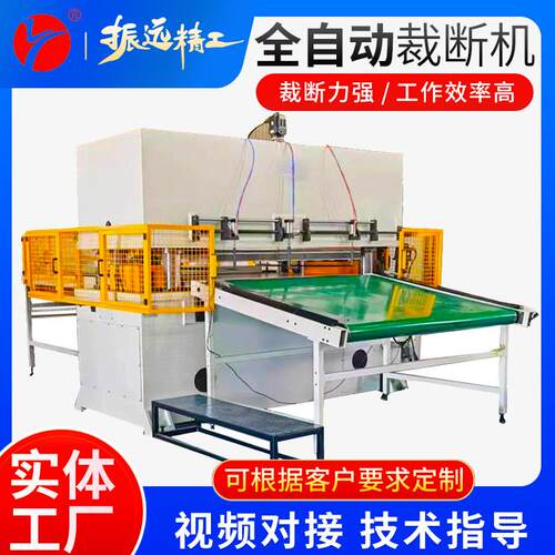 专业销售全自动整版输送带移动式裁断机双面自动送料下料机