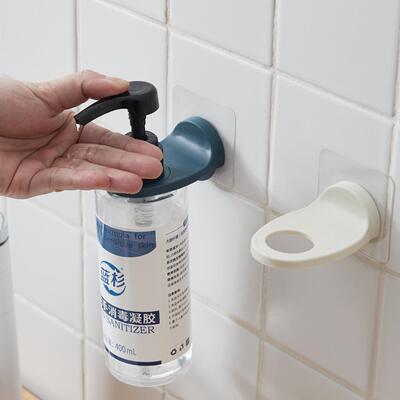 Bathroom Wall-Mounted Drill-Free Shelf for Shampoo, Body Was