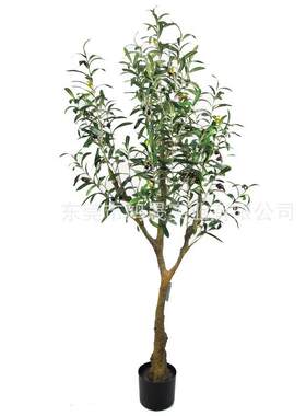 时尚酒店商场活动布景大型橄榄树仿真绿植北欧落地装饰造景植物