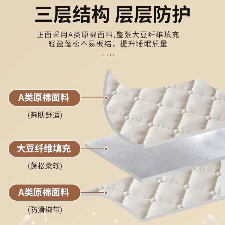 床垫软垫家用卧室垫被褥子防滑床护垫床宿舍学生单人床盖炕单铺底,住宅家具,其他床垫,淘宝优惠券,粉丝福利购,淘宝优惠卷