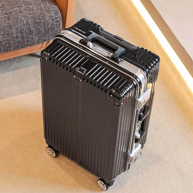 正品框杆箱男结实耐用密码行李箱20寸小型旅铝行登机箱生学2拉4皮