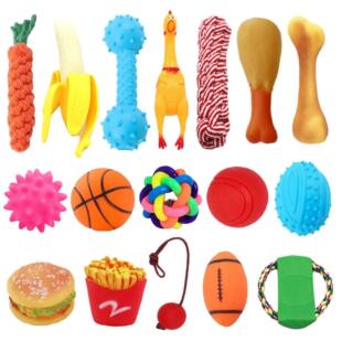 1pcs Diameter 6cm Squeaky Pet Dog Ball Toys for Small Dogs