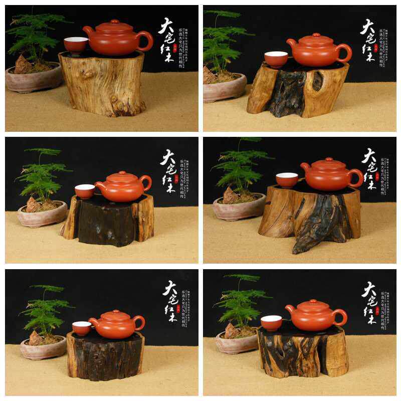 黑檀小木墩 紫光檀天然原木覆古随形摆件小盆景紫砂壶承实木底座