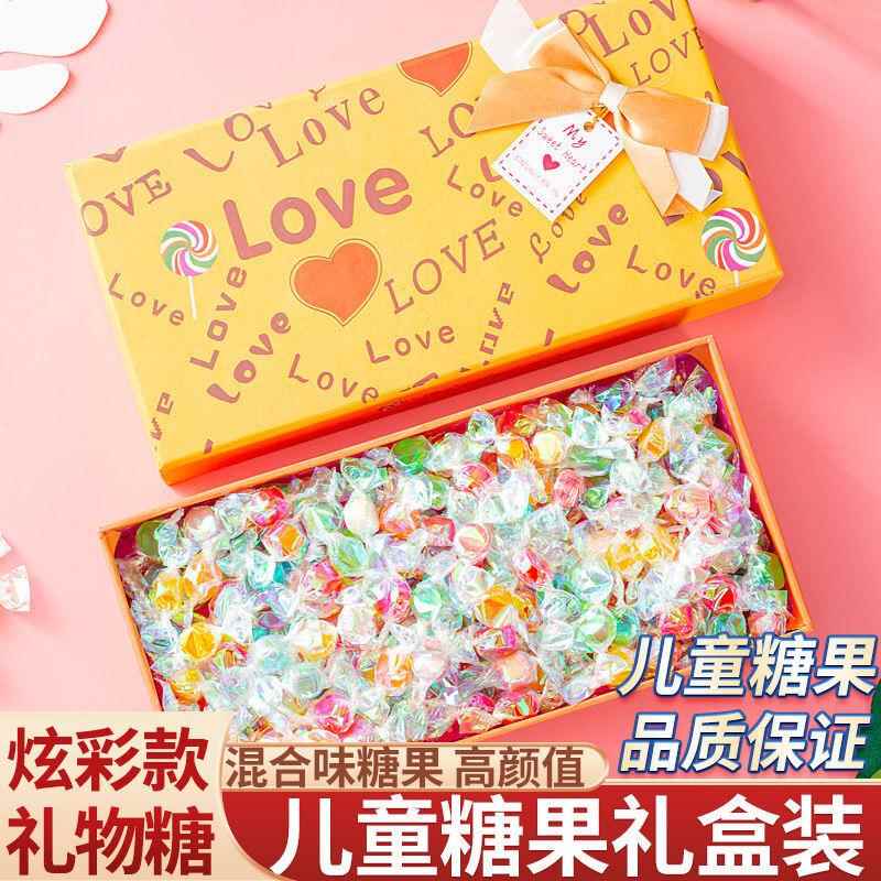 六一儿童节糖果炫彩千纸鹤糖网红小零食送女生儿童礼物装混合味糖
