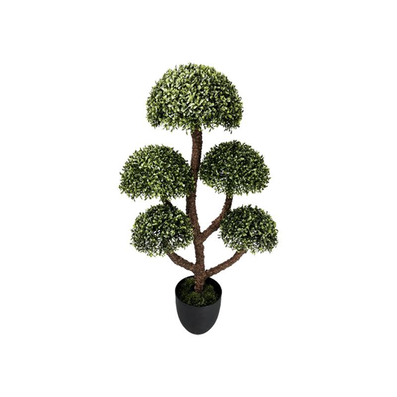 仿真树异形假树蘑菇树盆景办公室绿植松针树酒店大堂园林摆件装饰