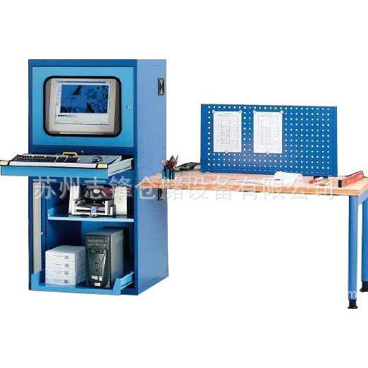 车间仓库工业移动电脑柜台式钢制打印机柜PC柜网络主机柜