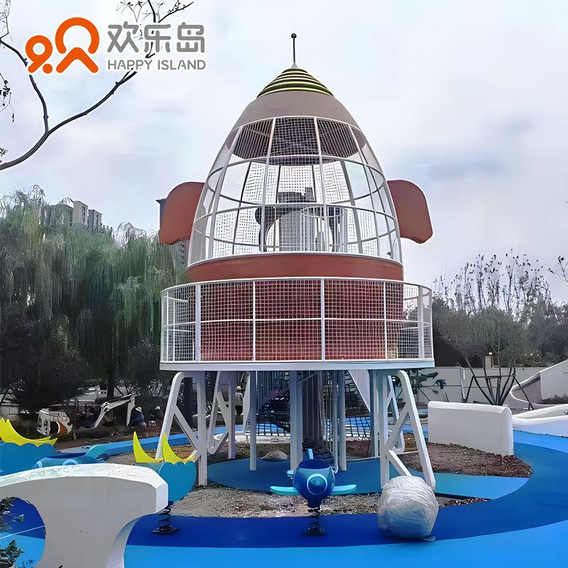 户外游乐设备厂家不锈钢滑梯定做小区儿童乐园设计活动空间规划